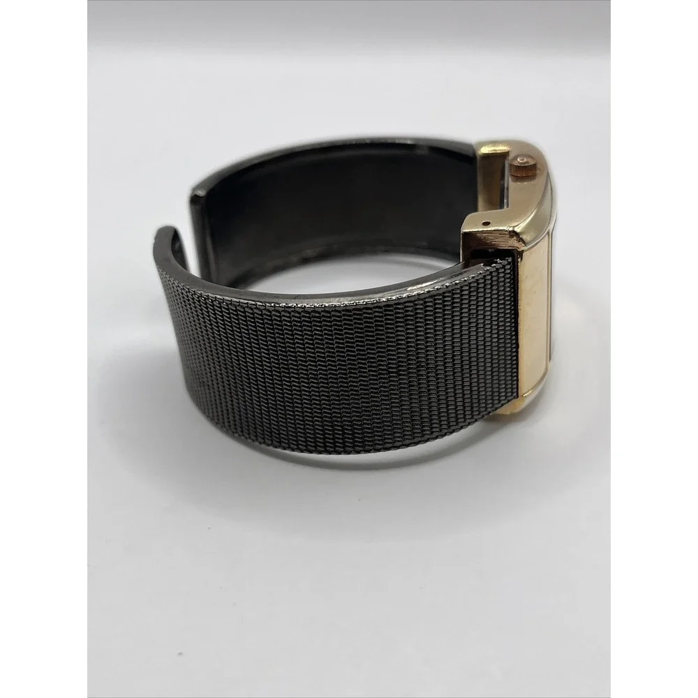 Geneva Women's Quartz Watch Bangle Cuff Band Square Dial‎ 1437- New Battery